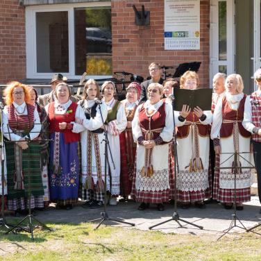 Jurginių šventėje „Jurgi, Jurgeli“ ir projekto „BJR Kultūros perlai 2025“ lietuvių liaudies dainų choro repeticija