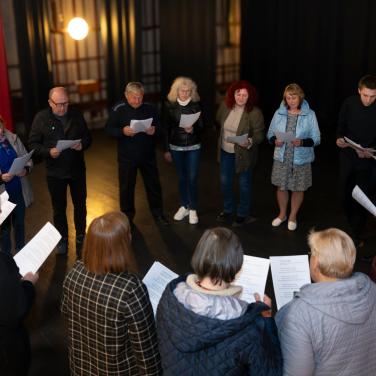 Viešnagė Butrimonių krašte ir nepaprastas žmonių gyvybingumas bei noras jungtis į Alytaus rajono liaudies dainų chorą