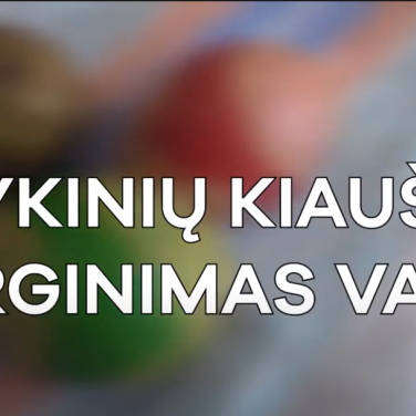 Velykinių kiaušinių marginio vašku edukacinis mokymas